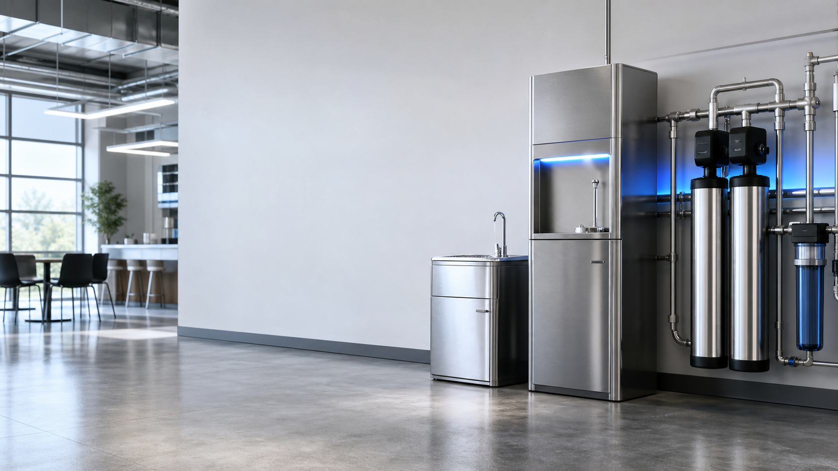 Commercial drinking water systems across industry applications