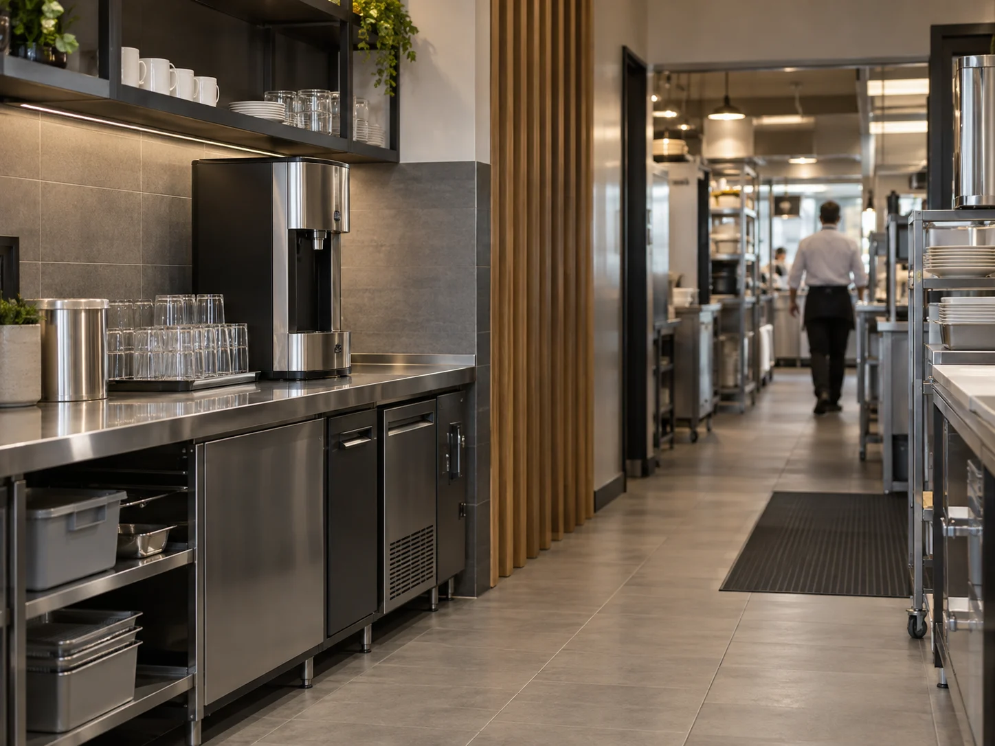 Commercial drinking water environment